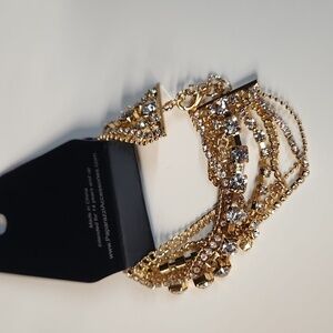 NWT Paparazzi Interstellar Interlude Gold Braclet adjustable